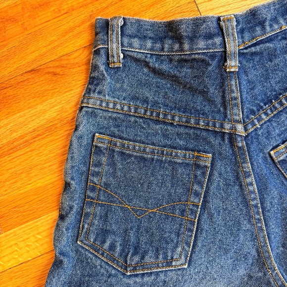 Vintage 90s High-Waisted Embroidered Jeans - Picture 7 of 8